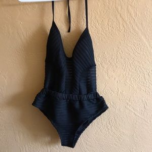 Black bathing suit